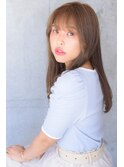 【STORIA蒲田店】顔まわりレイヤーストレート
