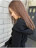 ピンクブラウンストレート〈kohei〉