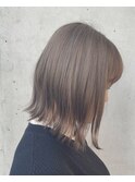 ミルクティーグレージュ＜似合わせカット・くびれヘア・韓国風＞