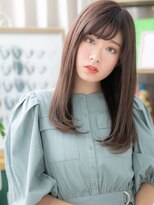 カバーヘアアンドスパ ブリス 浦和(COVER HAIR&SPA bliss)&nbsp;モノトーングレージュ大人かわいい小顔ロングc5浦和20代30代40代