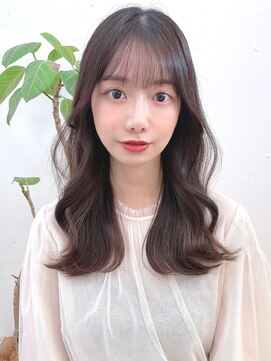 ミラリー トウキョウ(Mirareee Tokyo) 20代30代40代◎韓国ヘアー顔周りレイヤー青髪似合わせカットロブ