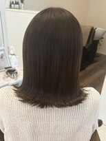 ルポン(Lepont) 蒲郡ヘアカラー/ボブ/艶髪/切りっぱなしボブ/オリーブ/髪質改善