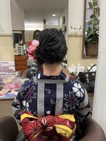 コアフィールフィス(COIFFURE fils)&nbsp;【見附　今町】浴衣ヘアスタイル