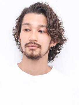 ルックグッドストア(LOOK GOOD STORE) 束感ショートマッシュパーマウルフ波巻きハイライト284