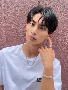 ツーダブルバイフィフス 西梅田店(WW.. by fifth) センターパートニュアンスパーマスパイラルパーマメンズパーマ