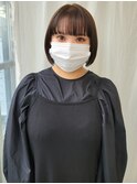 大人かわいい ミニボブ