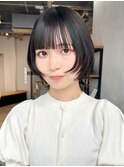 アッシュブラックグレージュカラーレイヤーロング_ba470341