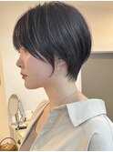 ショートボブ/簡単スタイリング/丸みショート/可愛い/20代30代