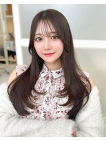 アフロートリノ(AFLOAT Leino) 大人可愛い韓国ヘア レイヤーカット顔まわりカットくびれヘア