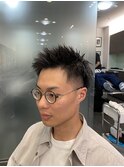 スパイキーショート[錦糸町/理容室/メンズ/バーバー/フェード]