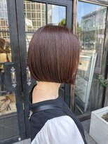 アース 上本町店(HAIR&MAKE EARTH)&nbsp;20代30代40代ケアブリーチベージュピンクボブミニウルフリタッチ