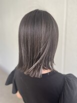 プラス エー(PLUS A)&nbsp;グレージュ×バレイヤージュ