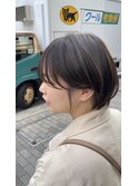 耳掛け　ショートボブスタイル【坂根】