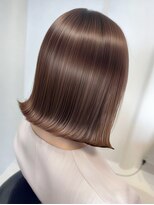 トーン(TONE)&nbsp;ピンクブラウン/外ハネボブ