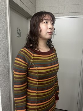 ヌークバイラヴェスト 四日市(neuk by lovest) 〔mirisa〕フェミニンロング ゆるパーマ ハッシュカット
