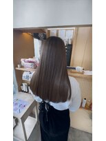 グランツ(hair design Granz) ブリーチなしオリーブカラー