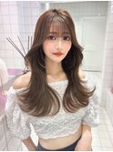 ショート ボブ インナーカラー 韓国風5619