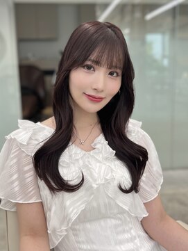 ソラ 広尾店(SORA) ピンクグレージュ/レイヤーカット/ロングヘア