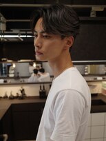 アンサー 渋谷(ANSWER)&nbsp;大人ヘアフェザーパーマ毛流れスッキリ色気ヘア