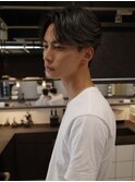大人ヘアフェザーパーマ毛流れスッキリ色気ヘア