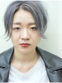 ハイトーン/ブリーチ/グレーシルバー/ホワイトシルバー/個性的