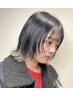 【前髪縮毛矯正+カット+フィルムTr】(サイドまでは＋￥1000)