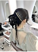 結婚式お呼ばれヘア