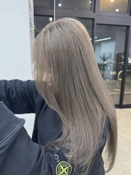 ノートエートル 西金沢(Nought etre) グレージュカラー10代20代30代ケアブリーチカラー