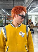 スキンフェードスパイキーショートパーマ短髪刈り上げ