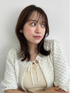 バサ 花小金井店(BASSA) 上品シックミディ外ハネシースルーバング