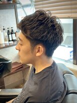 キタセンジュバーバー バイ ティーズ(KITASENJU BARBER by T's) サブカル ショートヘア ルーズショートパーマ