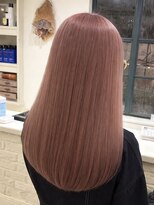 エクファ ヘア リゾート 大津 瀬田店(ex-fa hair resort)&nbsp;イメチェン/ピンクベージュ/アンブレラカラー/前髪/大津/瀬田