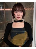 ミルクティーベージュ/レイヤーボブ/韓国巻き/顔周りカット/柏