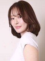 ヨファヘアー 岡本店(YOFA hair) 似合わせカット30代40代50代イメチェンセミダークパープル0701
