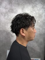 スピン 本八幡(SPIN)&nbsp;MEN’S HAIR/サーフカール/刈り上げセンターパート/本八幡