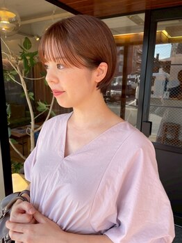ヘア プロデュース キュオン(hair produce CUEON.)の写真/大胆イメチェンならCUEONでショートStyleに☆"バッサリ/ゆるいヌケ感/束感"首元チラ魅せで色気がグッとUP♪
