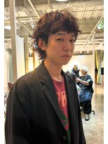 ビハインドザカーテン(BEHIND THE CURTAIN)&nbsp;【癖毛を活かす】メンズショートスタイル×ハイライト