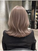 ミルクティーグレージュ ケアブリーチ透明感ハイトーン