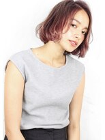 ヘアサロン ガリカ 表参道(hair salon Gallica) ☆ 『 ベリー × グレージュ 』外国人風 小顔BOB♪ ☆