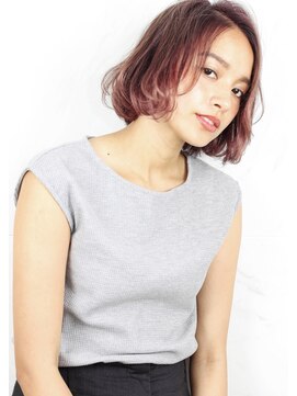 ヘアサロン ガリカ 表参道(hair salon Gallica) ☆ 『 ベリー × グレージュ 』外国人風 小顔BOB♪ ☆