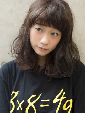 スリーバイキープ 尾山台(THREE by KEEP) 【THREEbyKEEP尾山台木田】グラデーションインナーカラーレッド