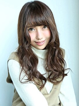 ヘアメイク フレンシア(hair make flencia) 重めのかわゆいロングパーマ