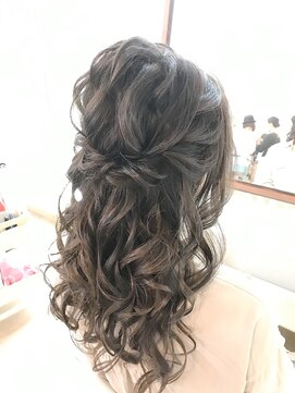 ロカット サロン(Roquat Salon) 結婚式ふわハーフアレンジ【ヘアアレンジ 立川/立川南/八王子】