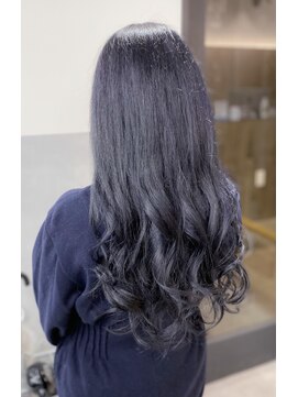 エイト 池袋店(EIGHT ikebukuro) 【EIGHT 池袋】ケアブリーチ×ネイビーブラック