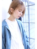 ノンダメージサロン ステラバイボヌール(Stella by Bonheur)&nbsp;【ノンダメージサロンStella】GISEL風♪切りっぱなしショート