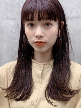 メイクス 表参道(MAKE'S omotesando) ［MAKE'S］シンプルなスタイルは前髪で差がつく似合わせロング