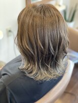 ミュウ(Private hair salon Miu)&nbsp;インナーカラー（シルバー）