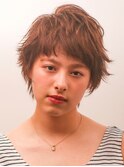 レイヤー小顔ショート