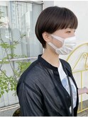 ２０代３０代４０代◎/丸みショート/前髪カット