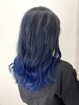 シエル 立川店(CIEL) 【CIEL×久光】ネイビーブルーグラデーション